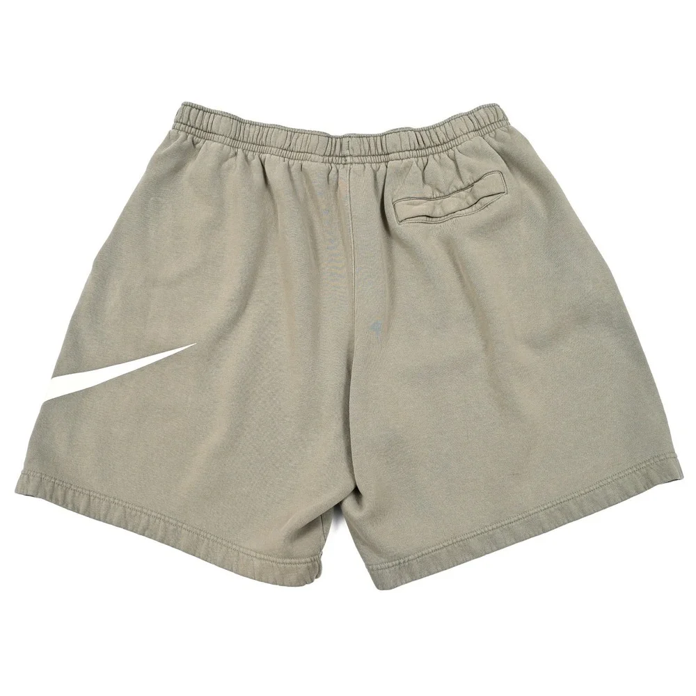 Nike Club Fleece Big Swoosh Logo‎ Men's Shorts 2XL Light Olive Gray BV2721-320